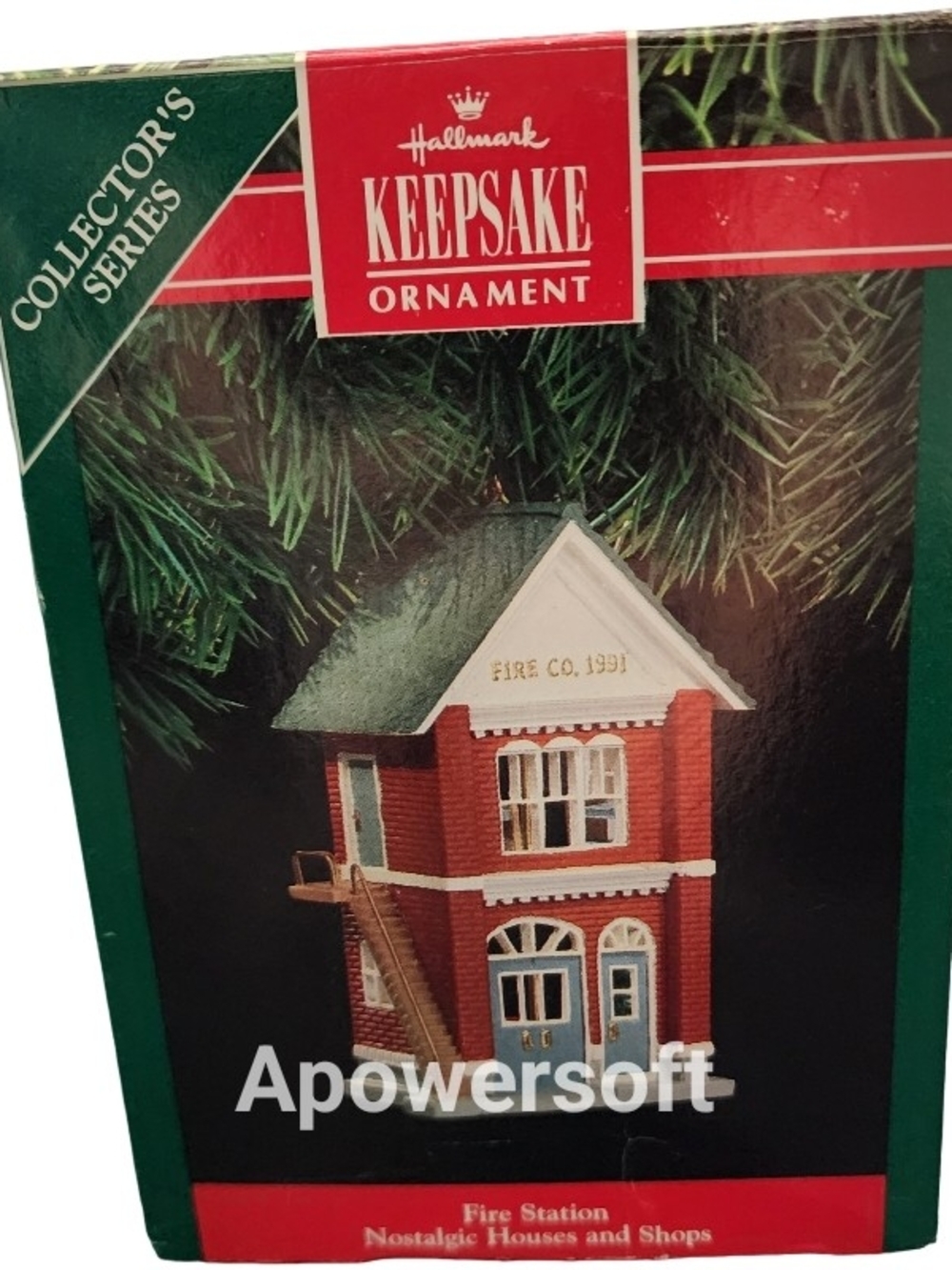 1991 Hallmark Keepsake Ornament - Fire Station